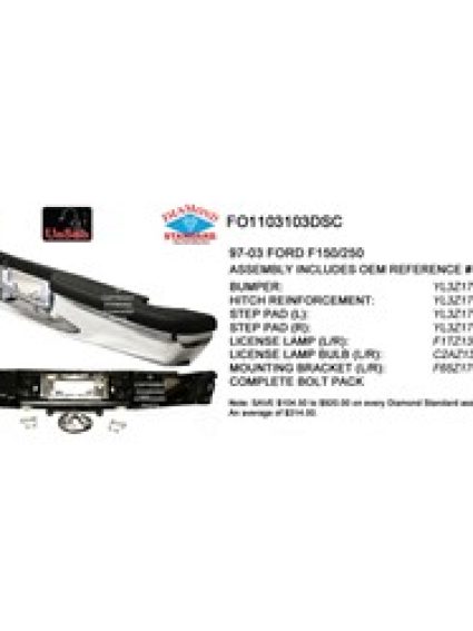 FO1103103DSC Rear Bumper Step Assembly