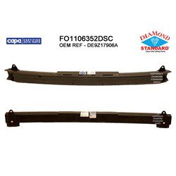 FO1106352DSC Rear Bumper Cover Rebar Reinforcement