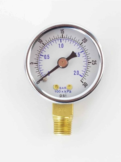 DeVilbiss Pressure Pot Parts For KBII DEVGA-355 Pressure Gauge 30 PSI