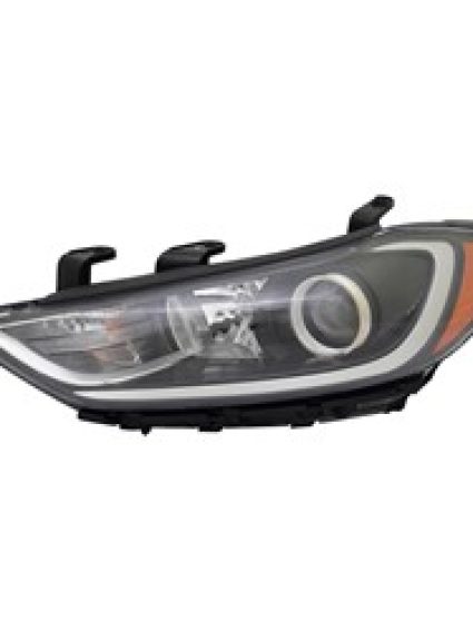 HY2502207C Driver Side Headlight Assembly
