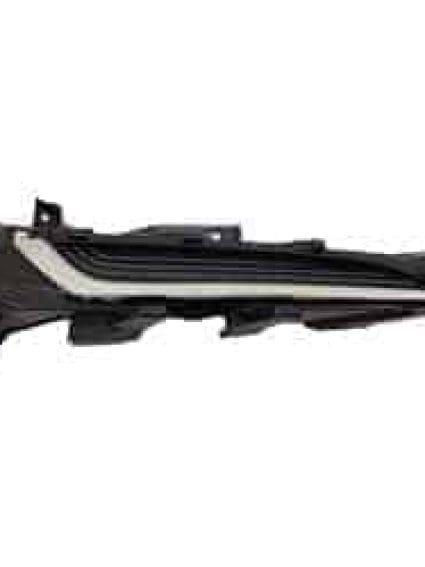 LX1039140 Front Bumper Insert Fog Light Cover Passenger Side