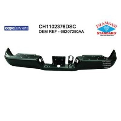 CH1102376DSC Rear Bumper Face Bar CH1102376DSC Rear Bumper Face Bar