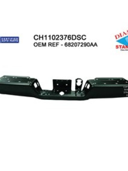CH1102376DSC Rear Bumper Face Bar