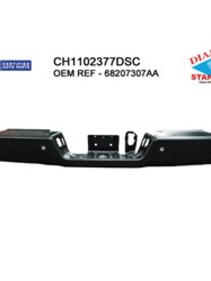 CH1102377DSC Rear Bumper Face Bar