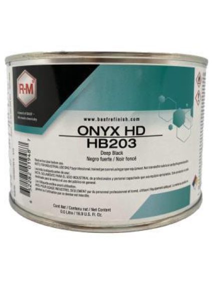 BASF Tinter Onyx RMHB203 R-M Deep Black 0.5L