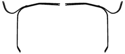 0846-017B Front Bumper Bracket Set