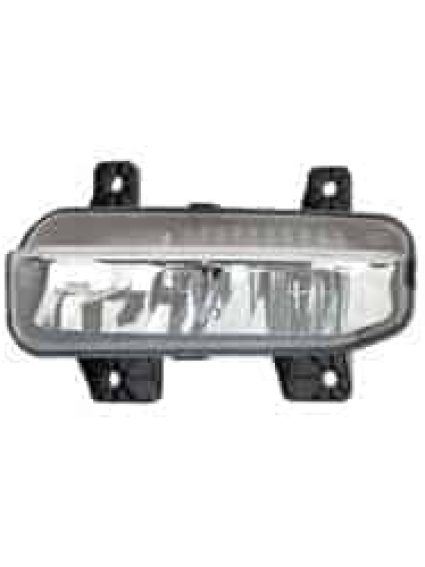 CH2592158C Front Light Fog Lamp Assembly Driver Side