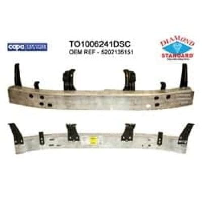 TO1006241DSC Front Bumper Impact Bar TO1006241DSC Front Bumper Impact Bar