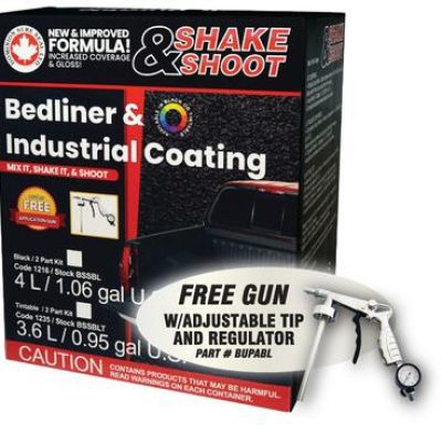 Dominion Sure Seal Bed Liner Shake & Shoot Black BSSBL