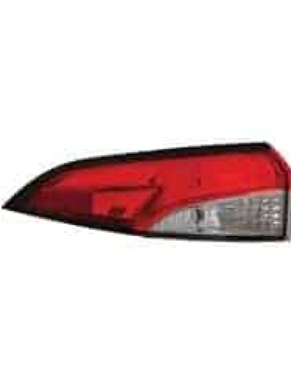 TO2804152C Driver Side Outer Tail Light Assembly