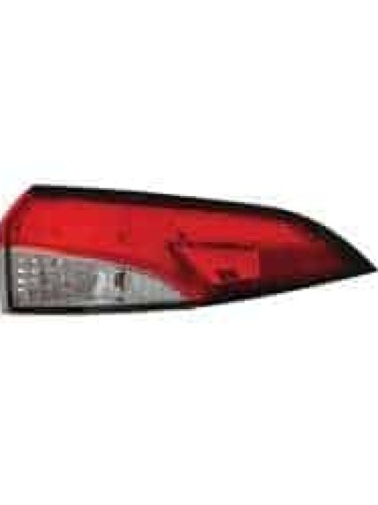 TO2805152C Passenger Side Outer Tail Light Assembly