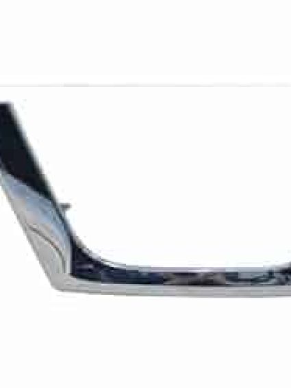 TO1147104 Rear Right Lower Bumper Molding Chrome Below Lamp