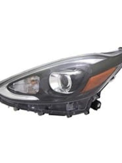 TO2502259C Driver Side Headlight Assembly