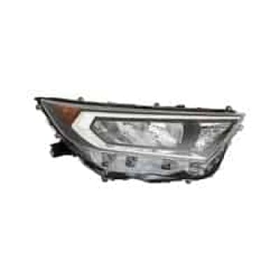 TO2519201C Passenger Side Headlight Lens and Housing TO2519201C Passenger Side Headlight Lens and Housing
