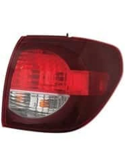 TO2805142C Passenger Side Outer Tail Light Assembly