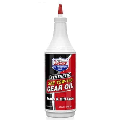 Lucas Oil Gear Oil Synthetic LUC20121 Pure SAE 946ml 75W-140 Lucas Oil Gear Oil Synthetic LUC20121 Pure SAE 946ml 75W-140