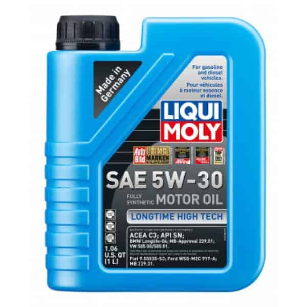 Liqui-Moly Engine Oil Diesel LQM2039 Longtime High Tech SAE 5L 5W-30 Liqui-Moly Engine Oil Diesel LQM2039 Longtime High Tech SAE 5L 5W-30