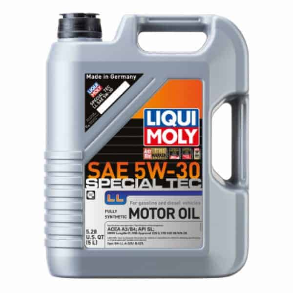 Liqui-Moly Engine Oil Synthetic LQM2249 Special Tec LL SAE 5L 5W-30