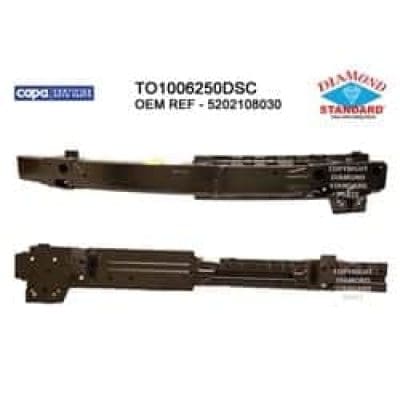 TO1006250DSC Front Bumper Impact Bar