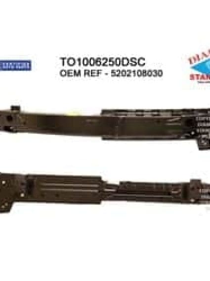 TO1006250DSC Front Bumper Impact Bar