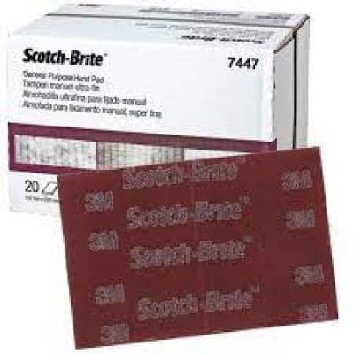 3M 07447 Scotch-Brite General Purpose Hand Pad, 9 in x 6 in (22.86 cm x 15.24 cm)