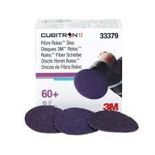 3M Cubitron II Roloc Fibre Disc, 33379, 60+, 2 in (5.08 cm) 3M Cubitron II Roloc Fibre Disc, 33379, 60+, 2 in (5.08 cm)