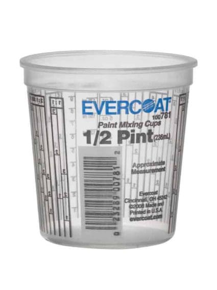 Evercoat Half Pint Mixing Cup Case 100781