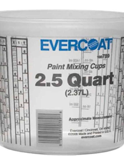 Evercoat 2.5 quart Mixing Cup Case 100789