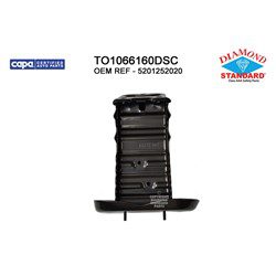 TO1066160DSC Front Driver Side Bumper Impact Bar Bracket TO1066160DSC Front Driver Side Bumper Impact Bar Bracket