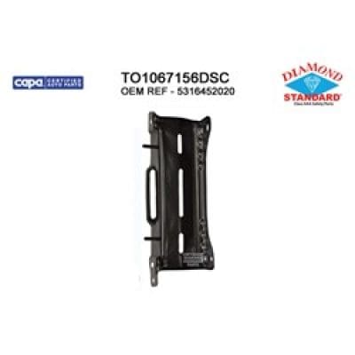 TO1067156DSC Front Passenger Side Bumper Mounting Bracket