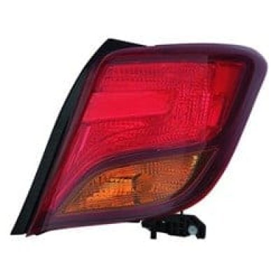 TO2819154C Passenger Side Outer Tail Light Lens