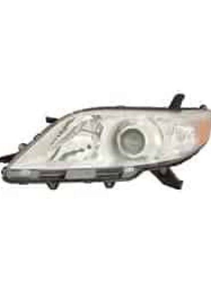 TO2518143C Driver Side Headlight Lens and Housing