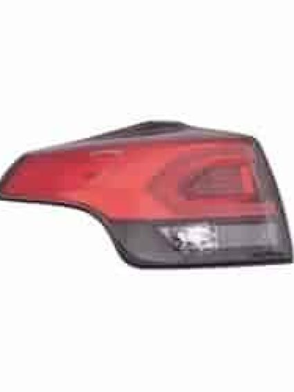 TO2805140C Passenger Side Outer Tail Light Assembly