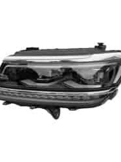 VW2502171 Driver Side Headlight Assembly