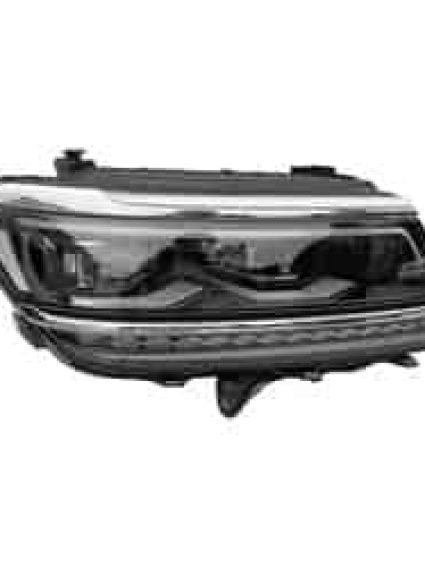 VW2503171 Passenger Side Headlight Assembly