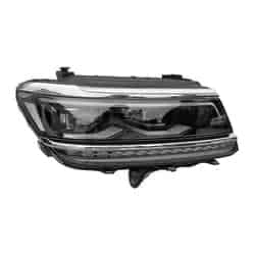 VW2503171 Passenger Side Headlight Assembly