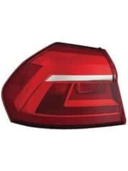 VW2804125C Driver Side Outer Tail Lamp Assembly