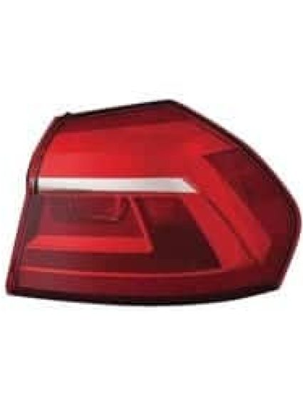 VW2805125C Passenger Side Outer Tail Lamp Assembly