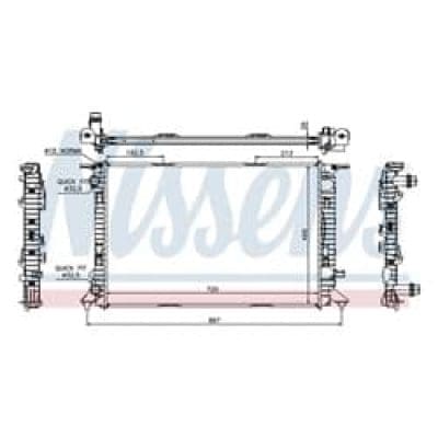 RAD3077 Cooling System Radiator