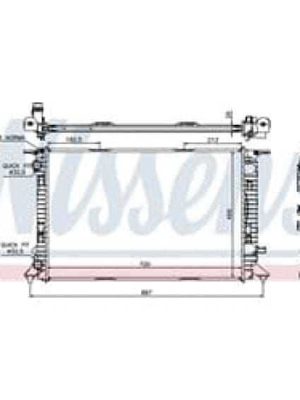 RAD3077 Cooling System Radiator