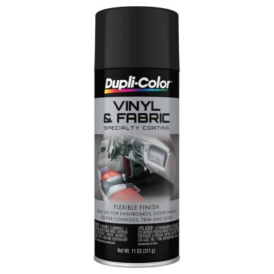 Dupli-Color Paint Vinyl & Fabric DUPCHVP10600 Flat Black 311g 11oz