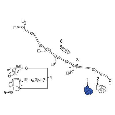 PDC010027 Universal Sensor Rear Bumper