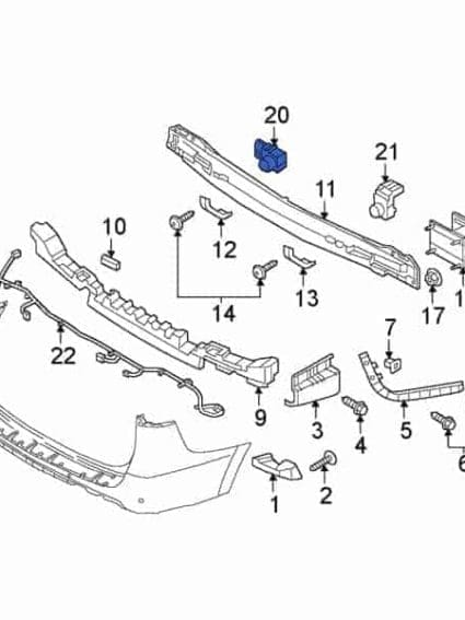 PDC010016 Universal Sensor Front Bumper