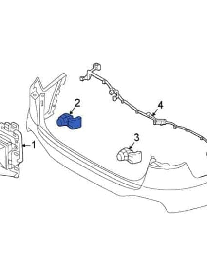 PDC010036 Universal Sensor Rear Bumper