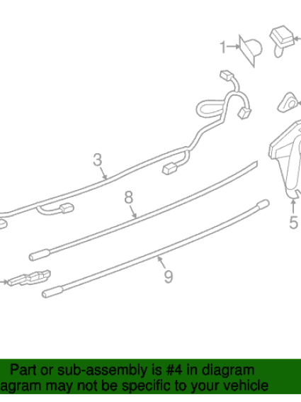 BLS010042 Rear Bumper Universal Sensor