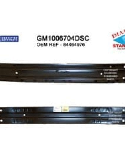 GM1006704DSC Front Bumper Impact Bar