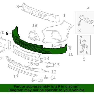 gm1015153c Front Lower Bumper Cover
