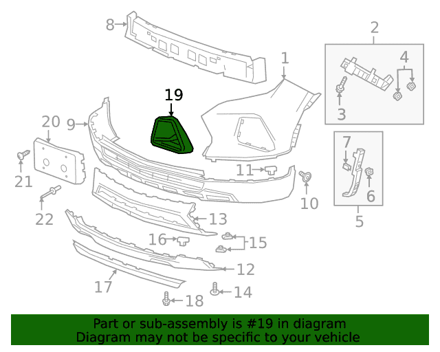 GM1038260 Front Light Headlight Bezel GM1038260 Front Light Headlight Bezel