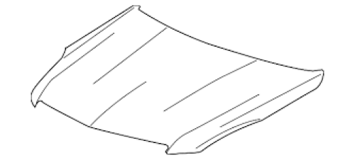 GM1230480 Body Panel Hood