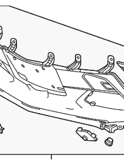 gm1015167 Front Lower Bumper Cover